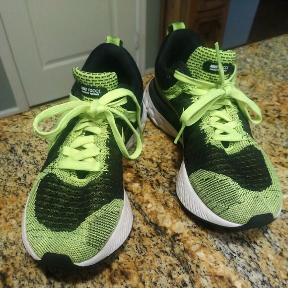 Nike React Infinity Run FK 2-Men’s Size 7 (CT2357-700) Running Neon - Picture 2 of 12